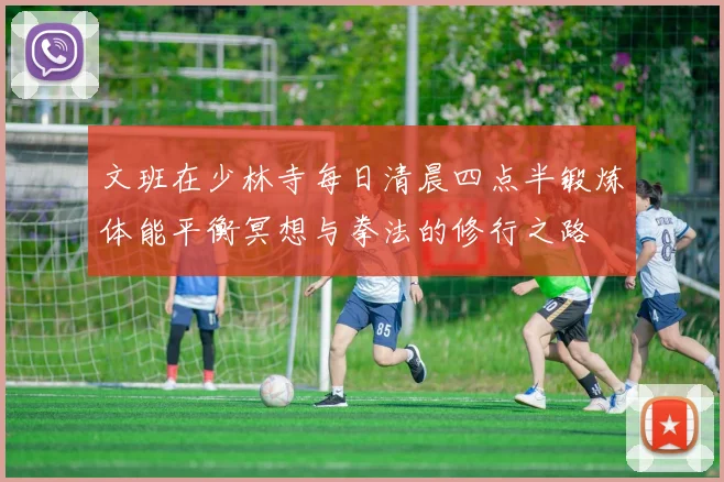 文班在少林寺每日清晨四点半锻炼体能平衡冥想与拳法的修行之路